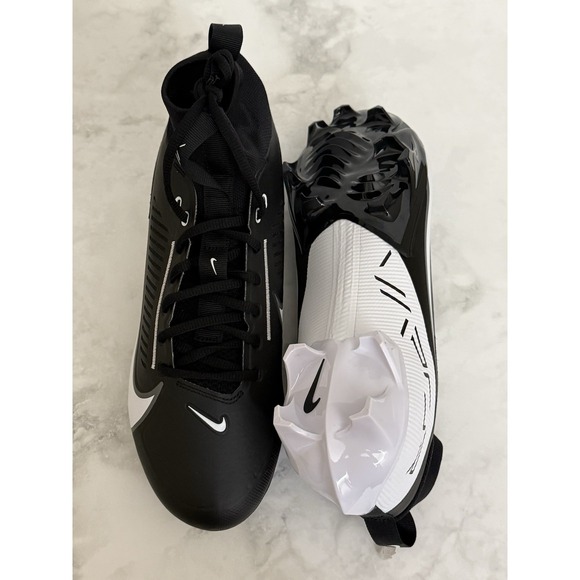 Nike Vapor Edge Pro 360 2 Football Cleats Black White DA5456-001 Men\'s Size 13